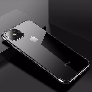 Permatomas dėklas TPU gelio dangtelis su metaliniu rėmeliu Samsung Galaxy S22 Ultra juodas