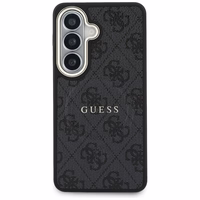 Guess dėklas 4G Embossed Ring MagSafe for Samsung Galaxy S26 juodas