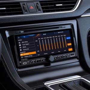 Kruger&Matz KM2017 1DIN CarPlay/AndroidAuto automobilio radijas
