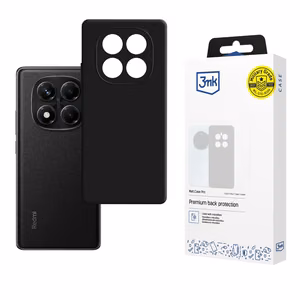 3mk Matt Case Pro case for Xiaomi Redmi Note 14 Pro 4G - matte black