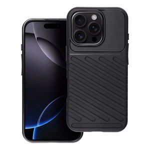 THUNDER dėklas telefonui IPHONE 16 Pro juodas