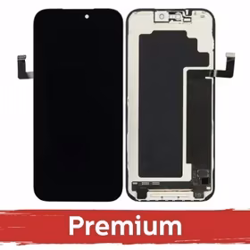 LCD ekranas suderinamas su iPhone 17 Pro juodas (Hard OLED / Premium) /*Removable IC*/