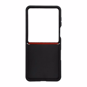 Juodas „4sF-S Hard“ dėklas, skirtas „Samsung Galaxy Z Flip8“