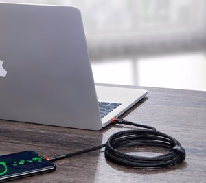 Baseus kabelis Cafule PD USB-C - USB-C 2,0 m 5A raudonas-juodas 100W