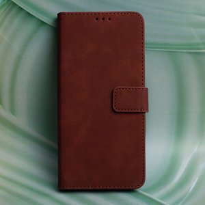 Smart Velvet dėklas, skirtas iPhone 17 Pro Max 6,9 col. / 18 Pro Max 6,9 col., rudas