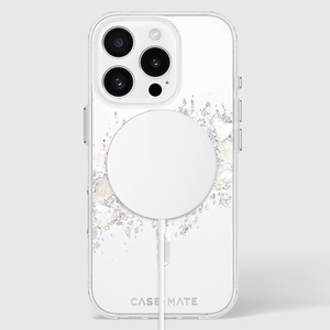 Case-Mate Karat MagSafe dėklas su perlamutro intarpais, skirtas iPhone 16 Pro, „A Touch of Pearl“