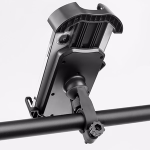 "Rockbros" 25210032001 Dviračio telefono laikiklis vairui - juodas