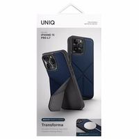 Uniq Transforma Magnetinis įkrovimo dėklas telefonui iPhone 15 Pro Max - mėlyna