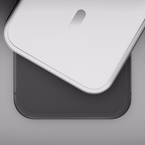 "3mk Smoke MagCase" dėklas "iPhone Air" - baltas permatomas