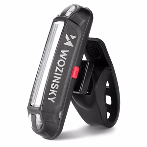Wozinsky WSBLB2 priekinio (400 lm) ir galinio USB-C dviračio žibintų rinkinys – juodas