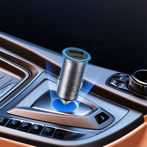 Automobilinis įkroviklis Acefast B16 95W USB-C/USB-A pilkas