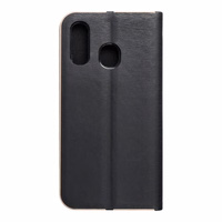 LUNA Book Gold dėklas telefonui SAMSUNG A40 juodas