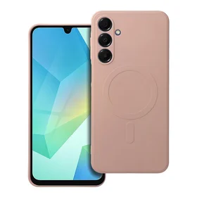 Silikoninis MAG COVER dėklas su MagSafe SAMSUNG A26 rožinis