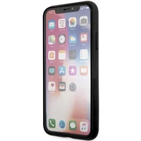 Guess 4G didelis metalinis logotipas dėklas telefonui iPhone X/XS - pilka
