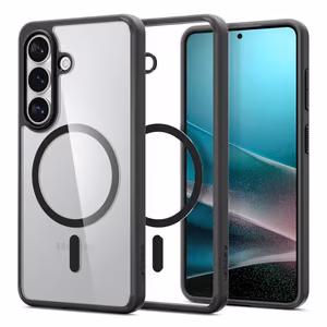 Spigen Ultra Hybrid Mag MagSafe Dėklas for Samsung Galaxy S26 - Clear juodas