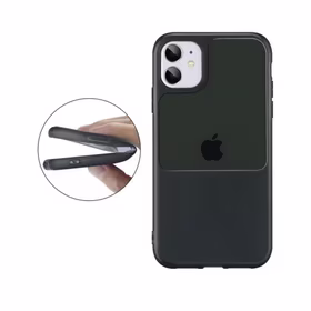 Dėklas "Protect Window Case" Samsung G996 S21 Plus juodas