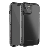 Ugly Rubber UMODEL dėklas telefonui iPhone 15 Plus 6,7" skaidrus juodas