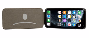Flexi Vennus Elegance Dėklas telefonui iPhone 14 Pro (m) - juodas (m)