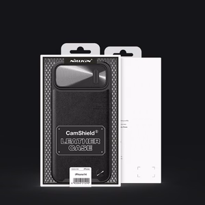 Nillkin CamShield odinis S dėklas iPhone 14 Plus su kameros dangteliu mėlynas