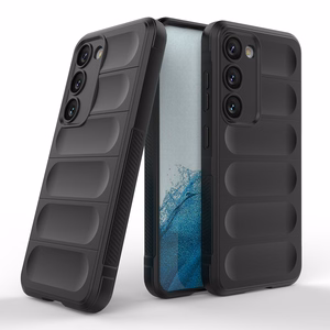 Magic Shield dėklas Samsung Galaxy S23+ lankstus šarvuotas dangtelis juodas