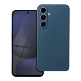 SILIKONINIS MAGNETINIS DĖKLAS suderinamas su MagSafe SAMSUNG S24 FE mėlynas