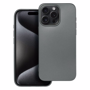 METALLIC dėklas telefonui IPHONE 15 Pro Max pilkas