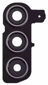 Samsung S721 S24 FE kameros stikliukas su rėmeliu Black ORG