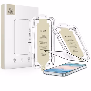 Tech-Protect Quick Set AR+ atspindžius mažinantis stiklas Samsung Galaxy S26+, juodas
