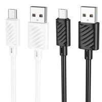 Kabelis USB A į Micro USB Hoco 2,4A 2 m X88 baltas