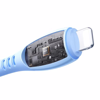 Joyroom S-A59 Vibrant Series 30W USB-C - Lightning laidas 1.2m - mėlynas