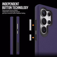 Dėklas Perfectionists Triangle Case Samsung S928 S24 Ultra violetinis