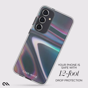 Чехол Case-Mate Soap Bubble для Samsung Galaxy S24+, переливающийся