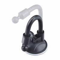 Automobilinis universalus telefono laikiklis Forcell (17cm) Long arm tvirtinamas ant prietaisų skydelio, juodas