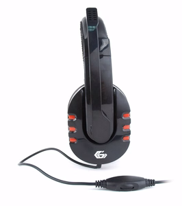 Gembird GHS-402 проводные игровые наушники чёрный