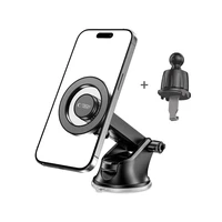 Tech-Protect N51 MagSafe automobilinis telefono laikiklis prietaisų skydeliui / oro angai - juodas