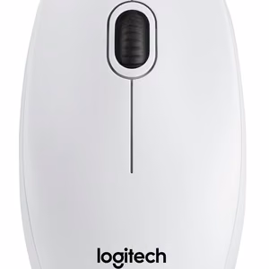 Logitech B100 optinė pelė balta USB