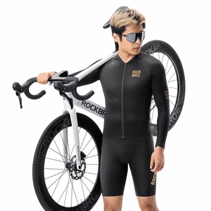 Rockbros YDCX008 Diamond Long Sleeve Cycling Jersey Size M - Black