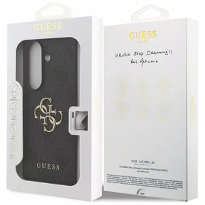 GUESS case for SAMSUNG Z Fold7 GUHCZFD74GMGGR (4G PU Big Logo) black