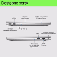 HP EliteBook 640 G11 Intel Core Ultra 5 135H nešiojamas kompiuteris 35,6 cm (14") WUXGA 16 GB DDR5-SDRAM 512 GB SSD Wi-Fi 6E (802.11ax) Windows 11 Pro AI PC sidabrinis