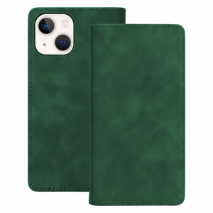 Smart Suede dėklas, skirtas iPhone 14 6,1", žalias