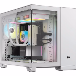 Corsair 2500X RGB Micro Tower baltas