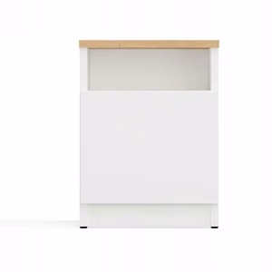 Top E Shop Galax 30/1D – naktinis staliukas, baltas / Artisan ąžuolo spalvos