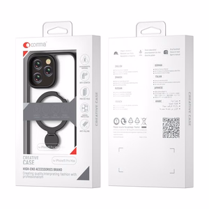 Comma dėklas Joy Shark Mag iPhone 15 Pro Max juodas