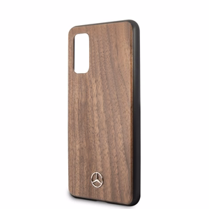 Mercedes Wood Line Walnut чехол для Samsung Galaxy S20 - коричневый