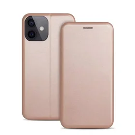 Dėklas Book Elegance Apple iPhone 7/8/SE 2020/SE 2022 rožinis-auksinis
