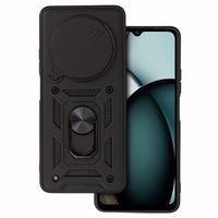 Slide Camera Armor dėklas telefonui Xiaomi Redmi A3 Pro juodas