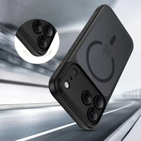 Tech-Protect Magpeak MagSafe CC dėklas telefonui iPhone 17 Pro Max - matinės juodos spalvos