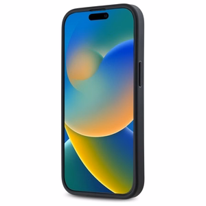 DKNY Quilted Stack Logo dėklas telefonui iPhone 14 - juodas