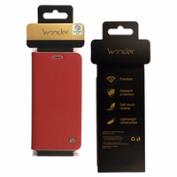 Wonder rėmelio dėklas Iphone 16 Pro Max raudonas