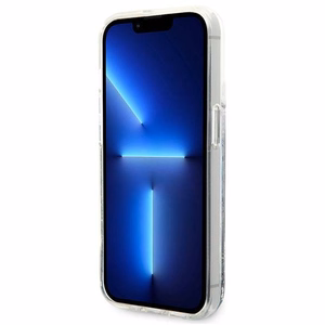 Karl Lagerfeld KLHCP14XLCRSGRS iPhone 14 Pro Max 6.7 "sidabrinis / sidabrinis kietas dėklas Skystas Blizgesys RSG